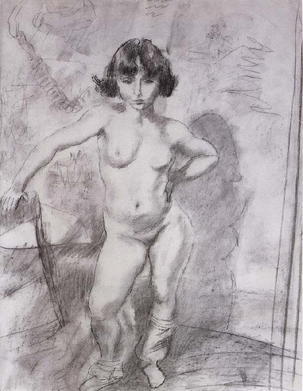 Jules Pascin Naked maiden Keludina China oil painting art